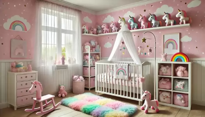 Quarto de Bebê Unicórnio