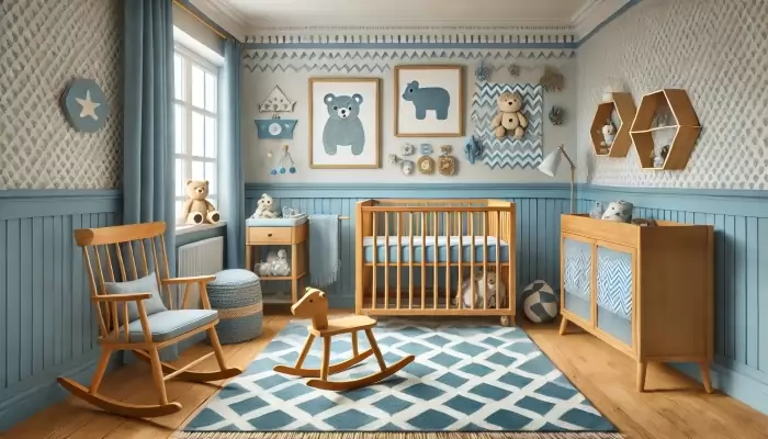 Quarto de Bebê Masculino Azul: Como Fazer a Decoração 