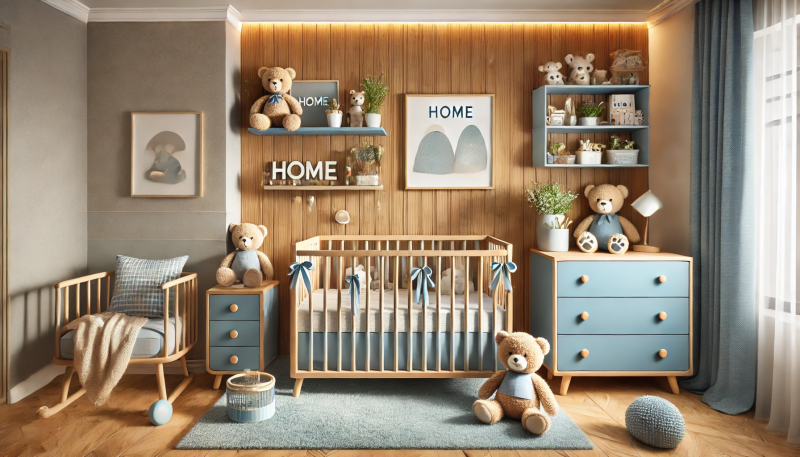 Imagem Ideias Inspiradoras para Decoração Quarto de Bebê Masculino